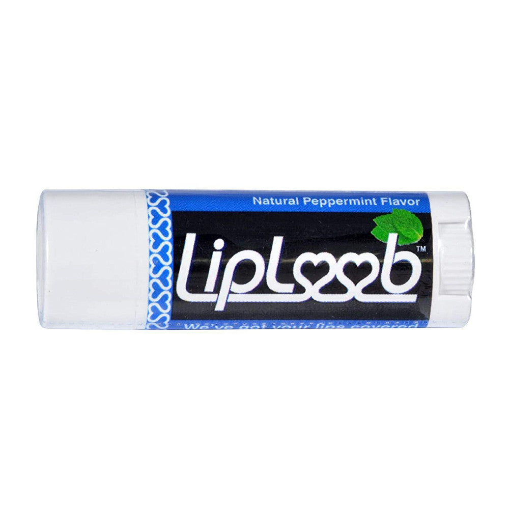 Liploob Lip Balm, Natural Peppermint Flavor, 0.15 Oz